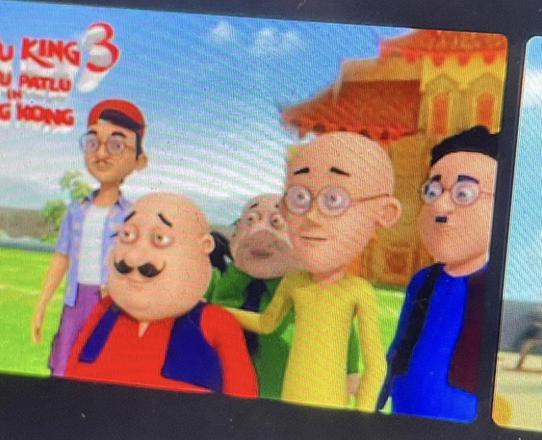 Motu Patlu screenshot CZ shared in his tweet