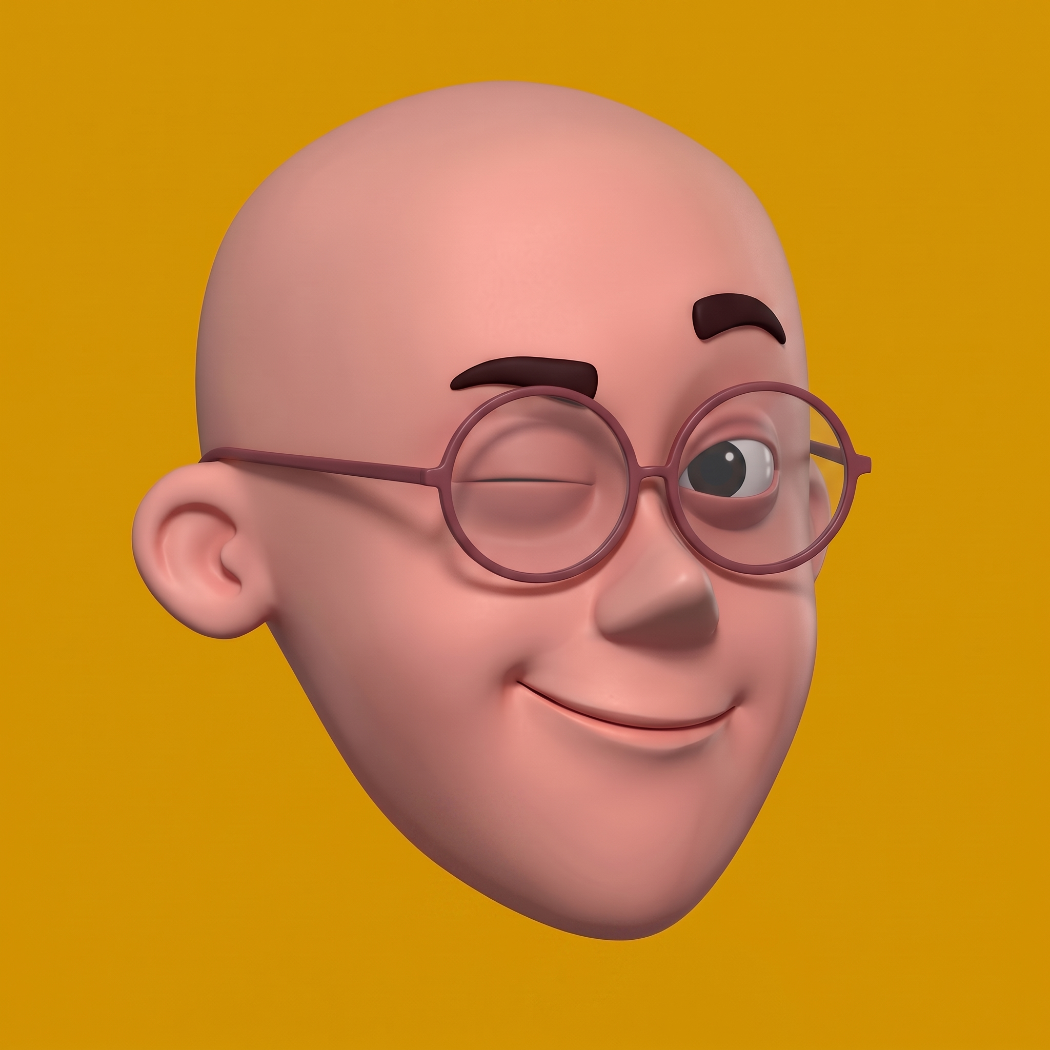 Patlu winking